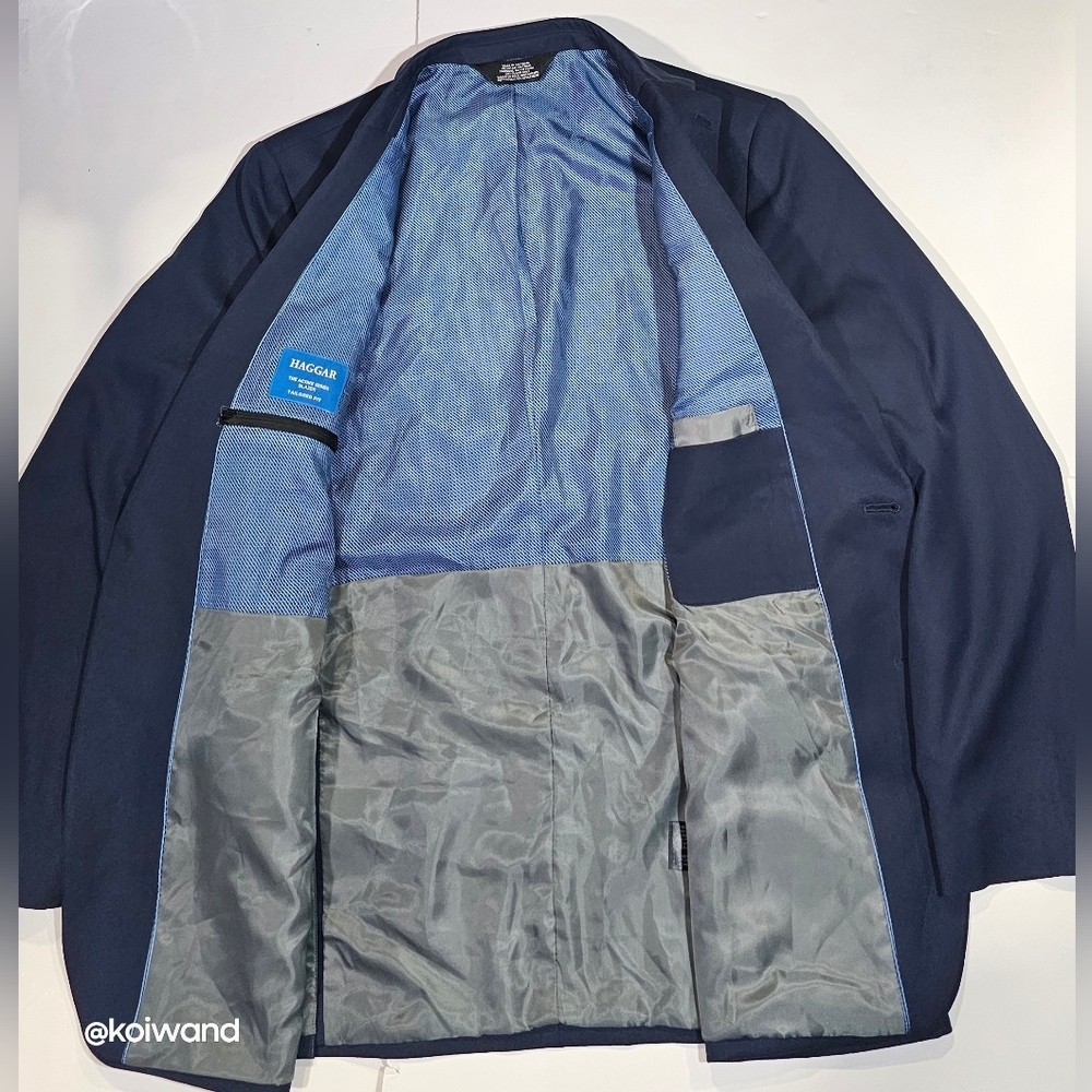 Men's Haggar Active Series Tailored-Fit Blazer Size 48 Reg - Picture 9 of 13